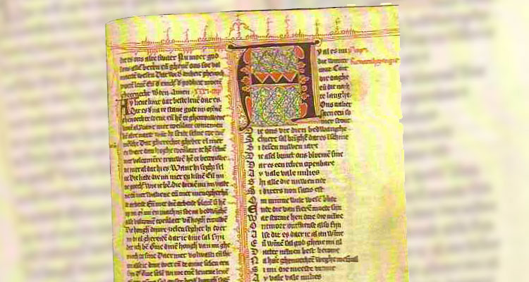 Hadewijchs eerste gedicht: Ay al es nu die winter cout / cort die daghe / ende die nachte langhe.