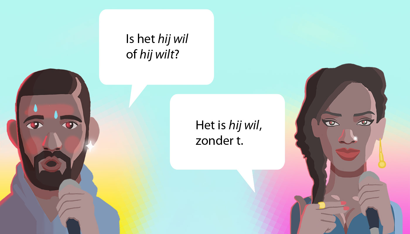 Bestaat <em>hij wilt</em>?