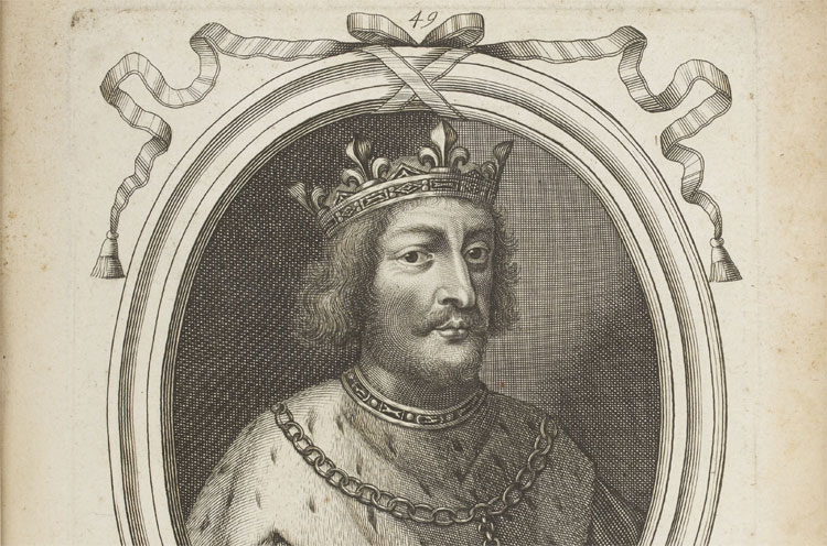 Filips VI van Valois, koning van Frankrijk van 1328 tot 1350. © Nicolas de Larmessin (1632–1694)