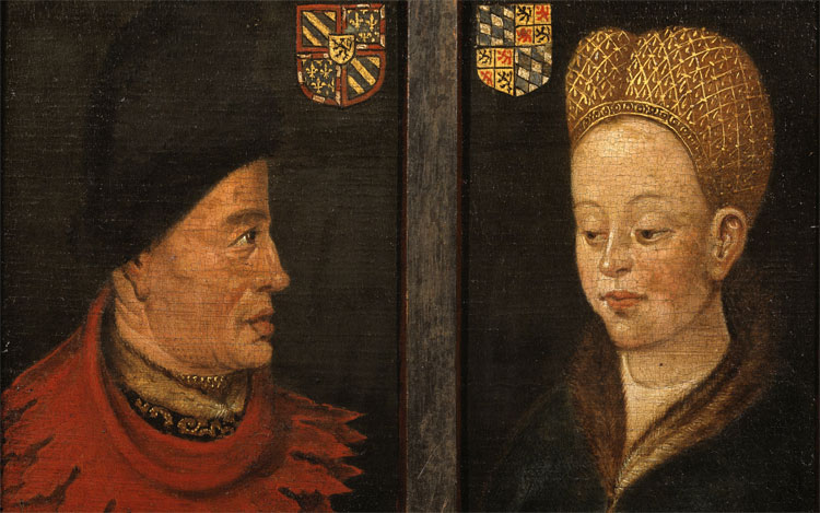 Jan zonder Vrees (links) is hertog van Bourgondië tot hij vermoord wordt in 1419.