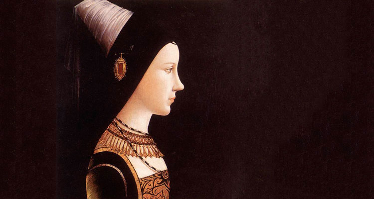 Marie van Bourgondië, vorstin van de Nederlanden van 1477 tot 1482. © Michael Pacher (1430–1498)