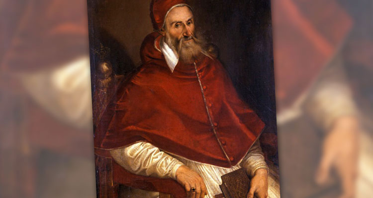 Pius IV was paus van 1559 tot 1565. © Bartolomeo Passarotti (1529–1592)