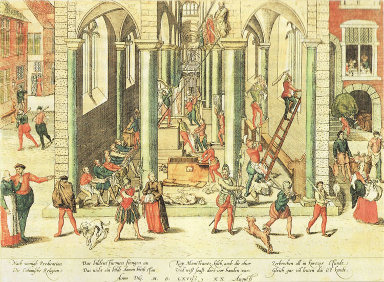 De Beeldenstorm op 20 augustus 1566. © Frans Hogenberg (1540–1590)