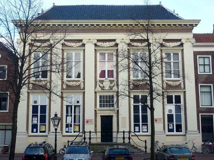 Het Huis van Leyden in Leiden van theoloog Antonius Walaeus, waar de vergaderingen werden gehouden.