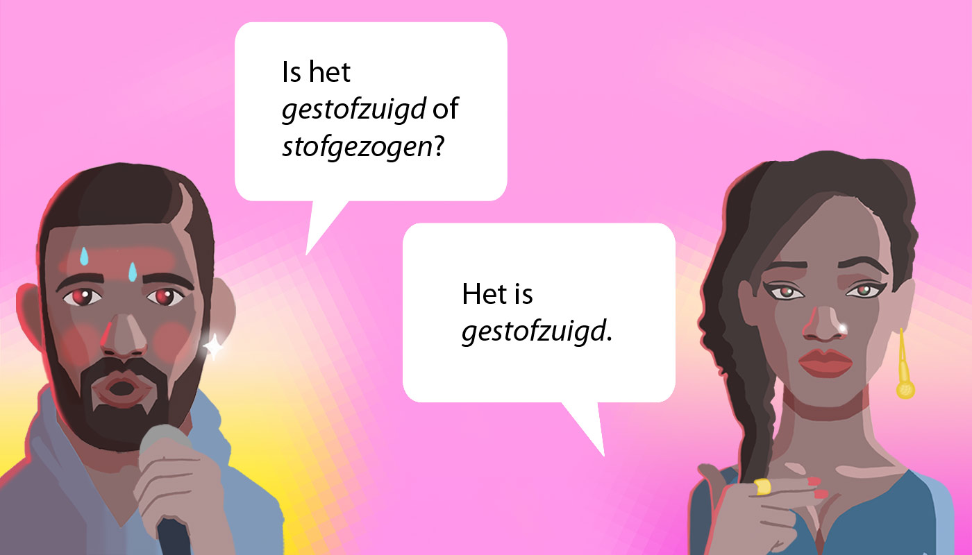 Hoe vervoeg je <em>stofzuigen</em>?