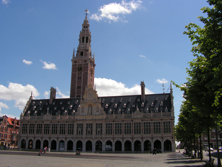 Universiteitsbibliotheek in Leuven. © Wikimedia Commons