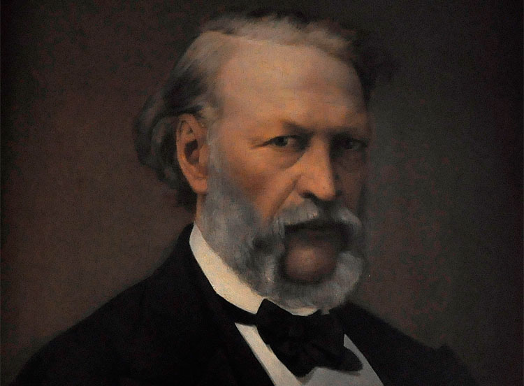 Hendrik Conscience (ca. 1870). © Henri De Pondt (1842-1897)