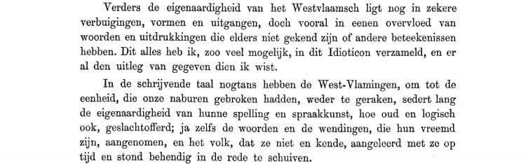 Bladzijde 8 uit het Westvlaamsch Idioticon.