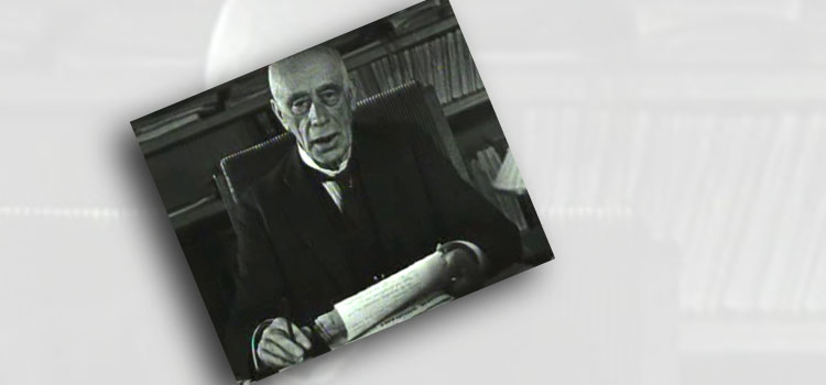 Onderwijsminister Henri Marchant in 1934. © Open Beelden