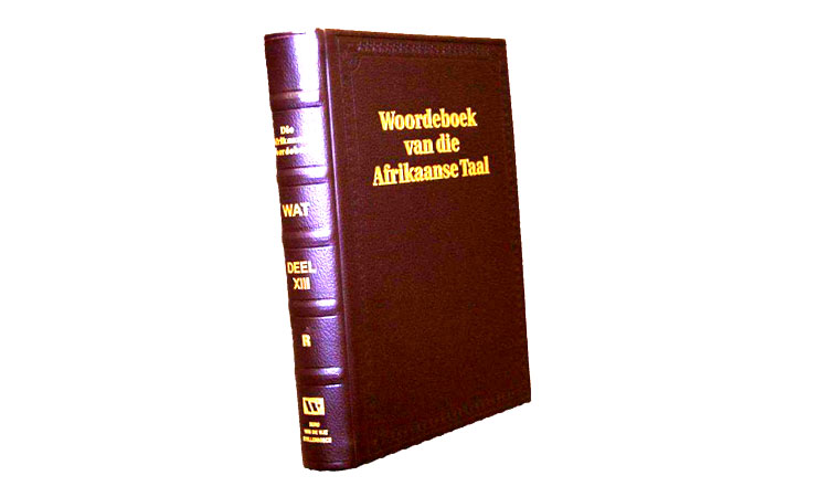 Het 'woordeboek' in een hedendaagse uitvoering.