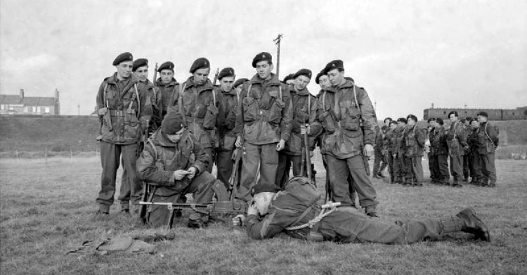 Belgische commando's in 1945. © Imperial War Museum