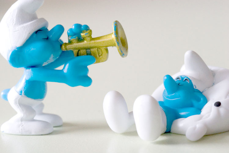 De smurfen. © Marc Samson