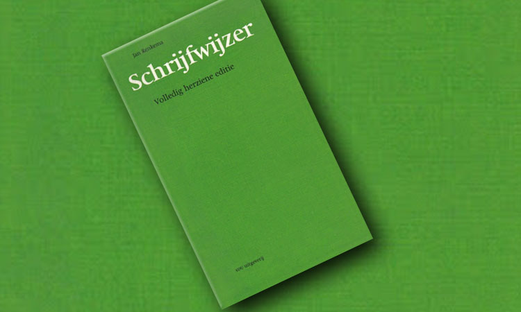 Een later exemplaar van de Schrijfwijzer.