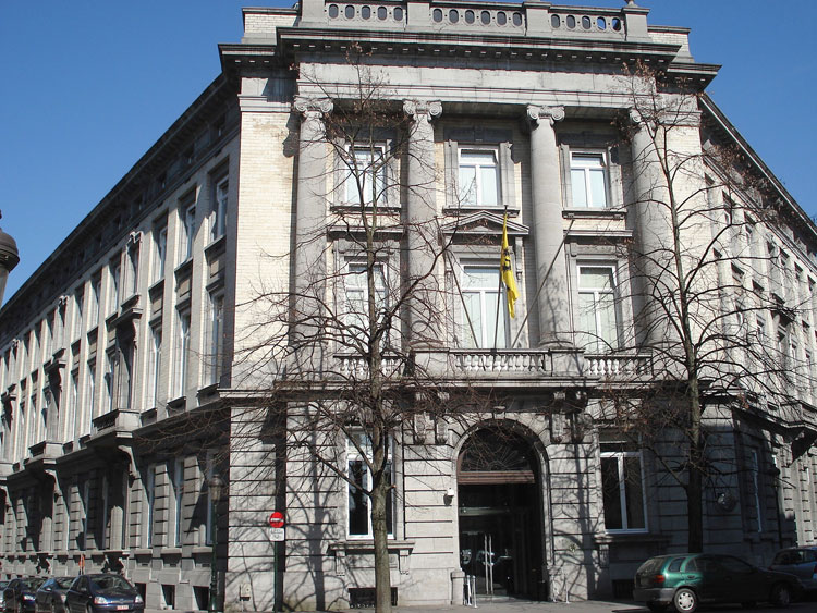 Vlaams Parlementsgebouw 'Peristylium' in Brussel. © Torsade de Pointes