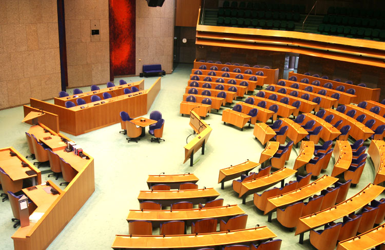 De Tweede Kamer in Den Haag. © Wikimedia Commons