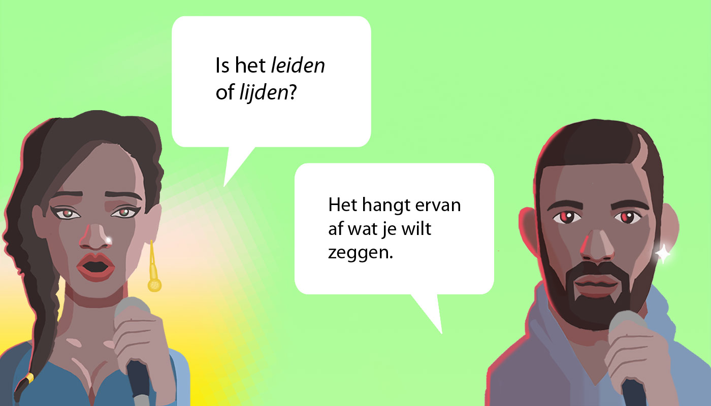 Vroeger kon je het verschil horen.