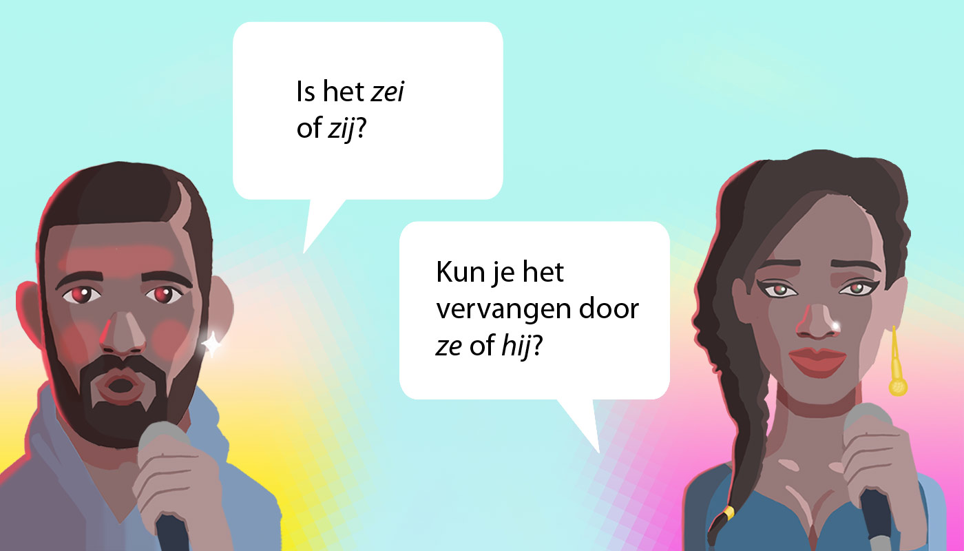 Wanneer schrijf je <em>zei</em> en wanneer <em>zij</em>?