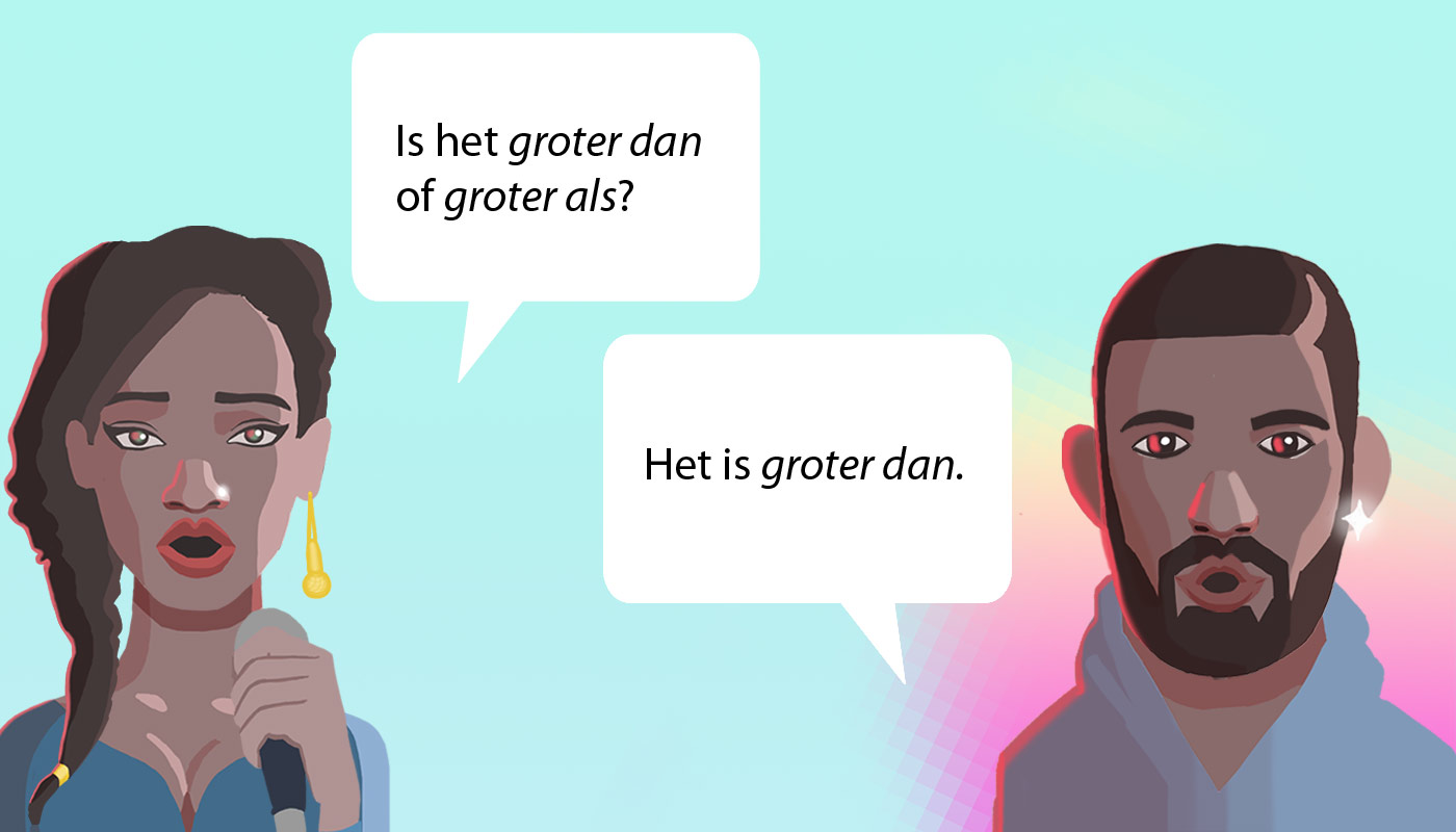 Over de vergrotende en de vergelijkende trap.
