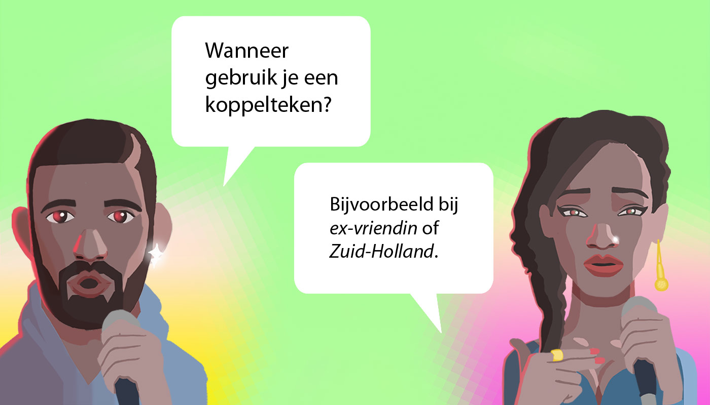Wat zijn de regels voor het koppelteken?