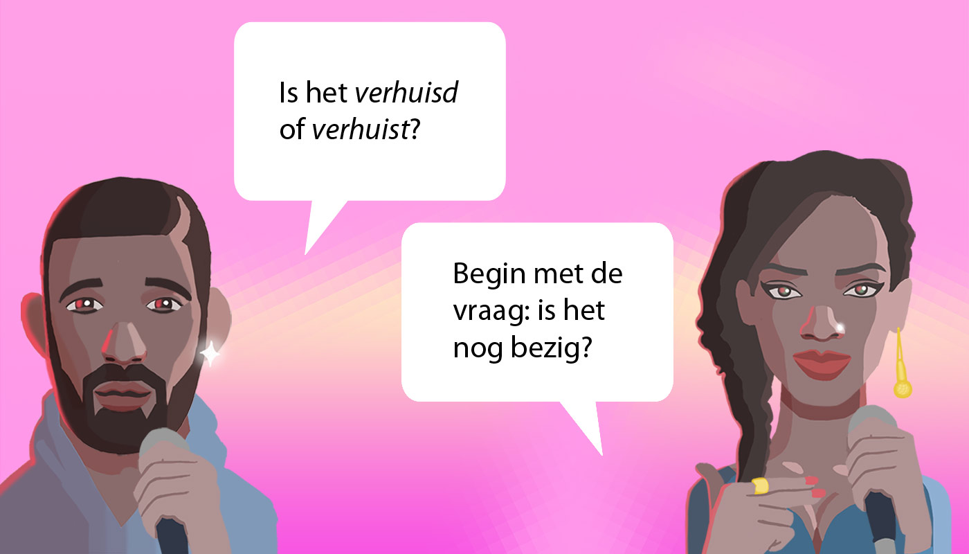 Is het tegenwoordige of verleden tijd? En is het voltooid of onvoltooid?