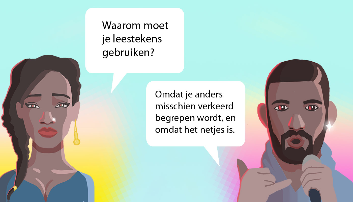 Vraag jij je wel eens af waarom punten en komma's nodig zijn?