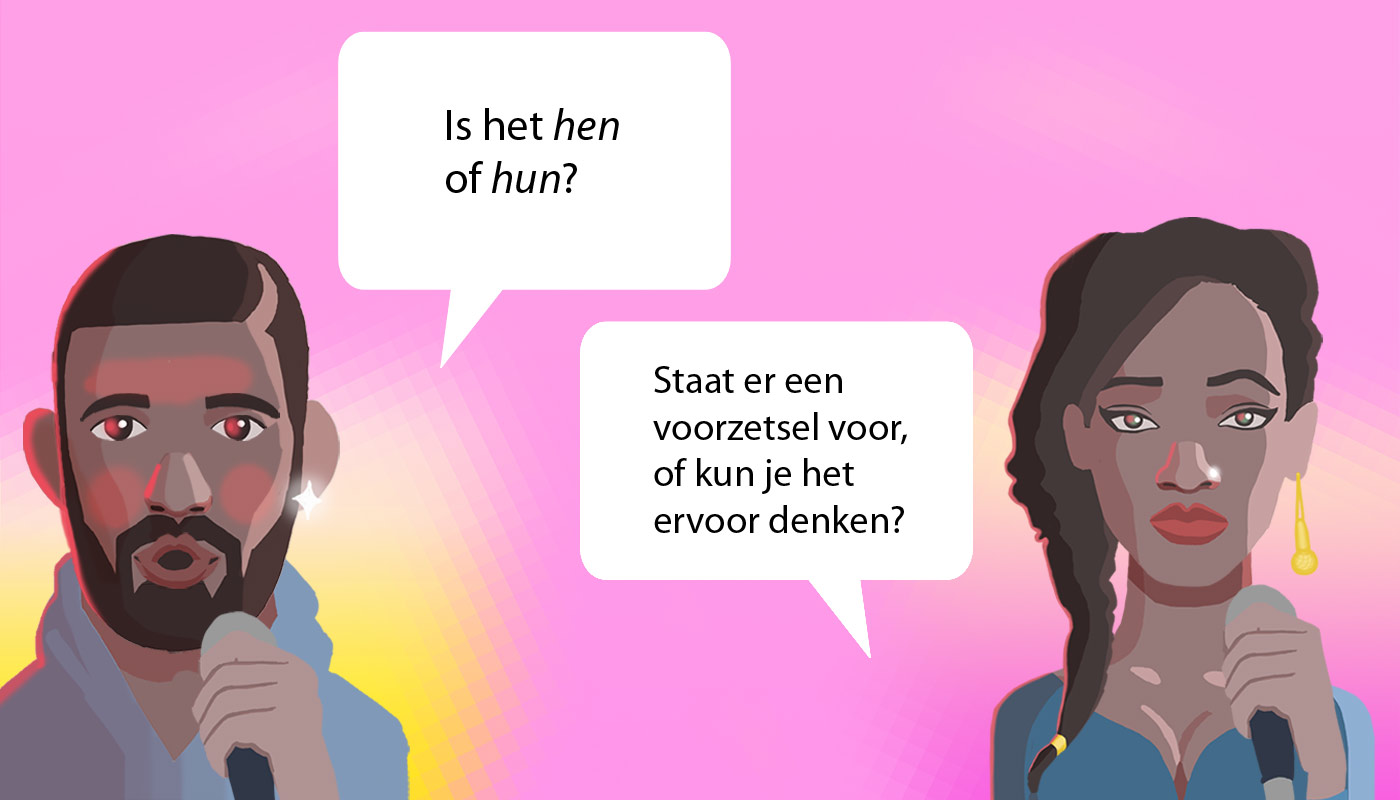 Staat er een voorzetsel voor? Of kun je er een voorzetsel voor 'denken'?