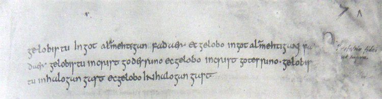 Een fragment uit de Utrechtse doopbelofte.