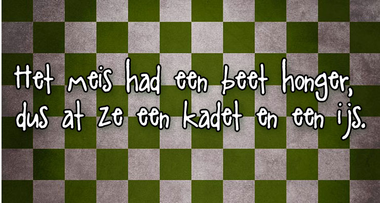 Sommige woorden kun je niet 'vergroten'.
