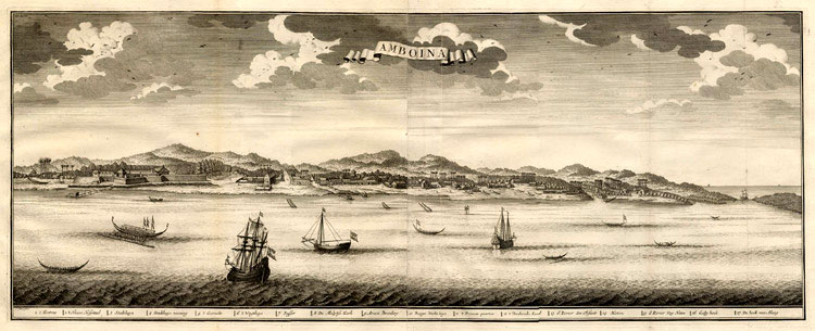Ambon rond 1725. © Valentyn