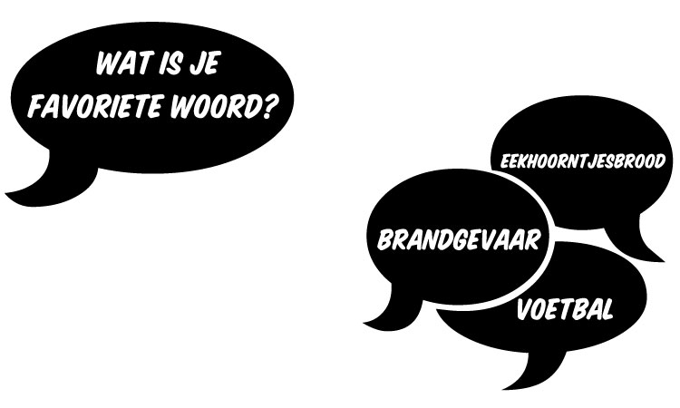 De woorden die buitenlanders die Nederlands studeren mooi vinden, zijn enorm uiteenlopend. Van 'pindakaas' tot 'hagelslag'.