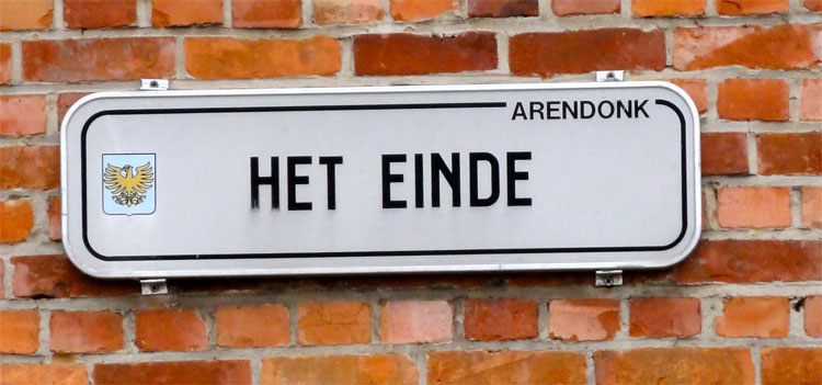 Geen 'straat zonder eind'. Integendeel. Maar net zo poëtisch.