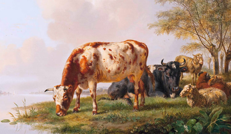 De Papoea’s hadden geen woord voor os. © Pieter Gerardus van Os (1776 - 1839)