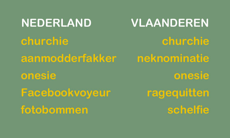 De genomineerde woorden op een rijtje.