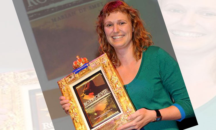 Marian De Smet won met haar boek Rotmoevie de Gouden Lijst 2013. © Gerlinde de Geus