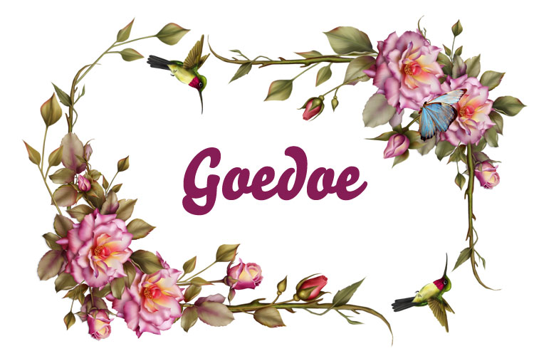 Goedoe betekent schatje.