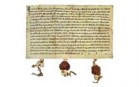 Een akte uit die tijd. Dit is een Zwitsere oorkonde uit 1291. © Wikimedia Commons