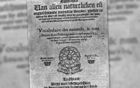 Het titelblad van de tweede druk uit 1562 van het Naembouck. © Joos Lambrecht 1491-1556/1557