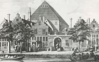 De Nederduytsche Academie aan de Keizersgracht in Amsterdam. © Caspar Philips Jacobszoon (1732-1789).