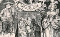Voorblad van Historie van mejuffrouw Sara Burgerhart, 8e druk 1891.