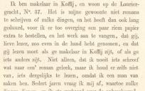 Het begin van hoofdstuk 1 van de Max Havelaar.