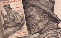 De voorkant van het boek 'Landlooperij'.