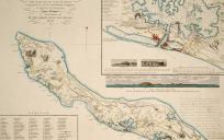 Kaart van Curaçao uit 1836. © R. van Raders/ D. Veelwaard Junior