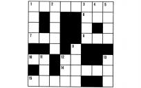 De kruiswoordpuzzel zoals we die nu kennen.