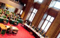 De Eerste Kamer der Staten Generaal in Den Haag, waar het Dictee wordt opgenomen. © Rijksvoorlichtingsdienst