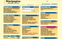 Startpagina.nl, een van de meest bezochte sites in Nederland in 2003, zoals de site er toen uitzag.