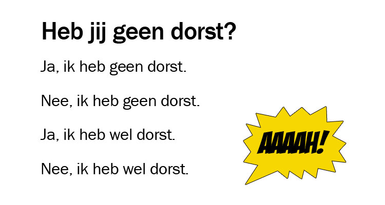 Het antwoord op deze vraag is moeilijk: is het ja of nee?